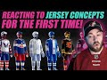 Reacting To NHL Jersey Concepts For The First Time!