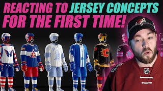 Reacting To NHL Jersey Concepts For The First Time!