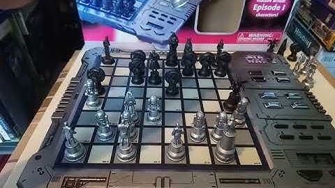Arena FIDE Master VS Star Wars Episode I Electronic Galactic Chess Computer Lvl: W:UN B:10 30.05.19