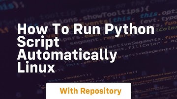 how to run python script automatically linux
