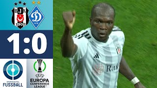 Rache für Aboubakar! Besiktas stürmt in die Conference League | Besiktas Istanbul - Dynamo Kiew