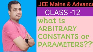 WHAT IS ARBITRARY CONSTANTS OR PARAMETERS IN AOD🤔