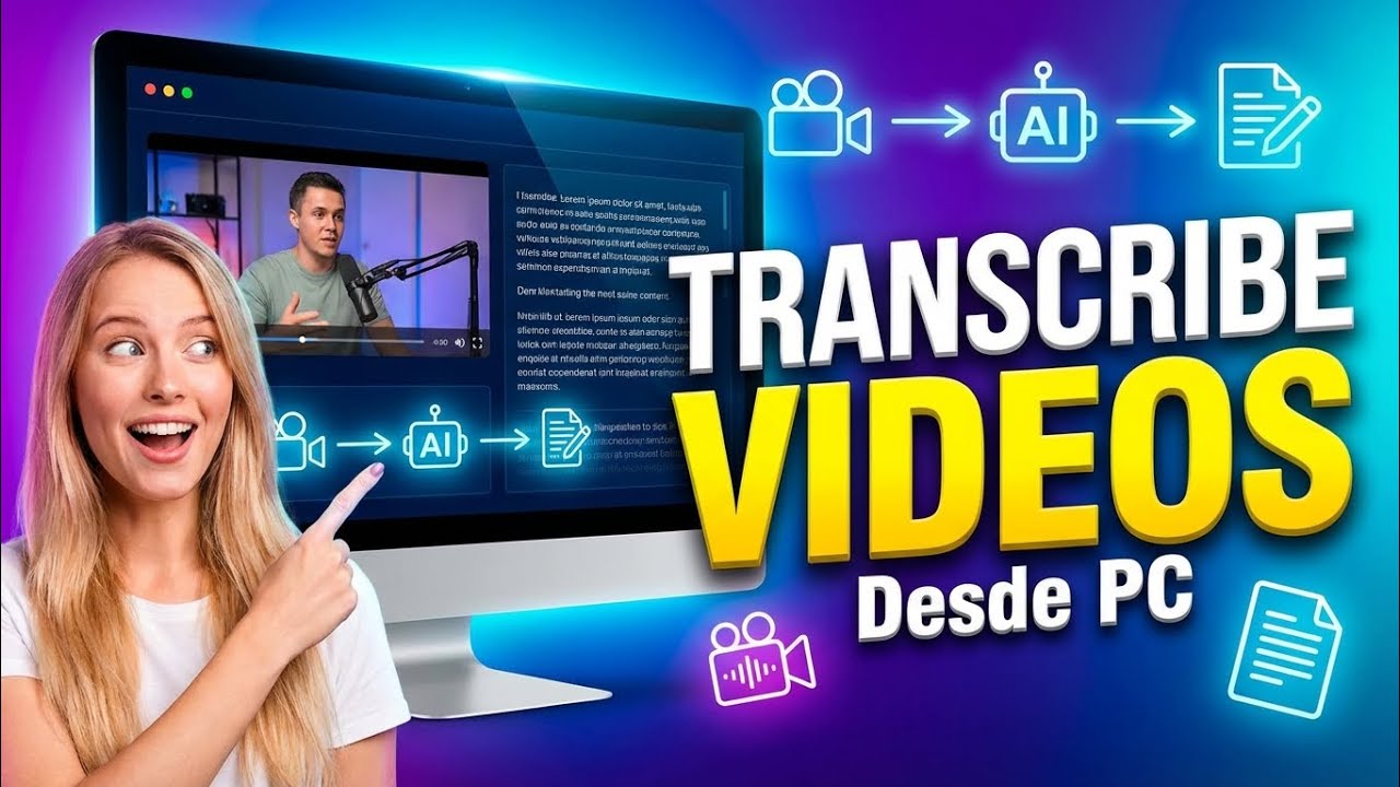 Como TRANSCRIBIR un VIDEO a TEXTO GRATIS 2026 ️ - YouTube