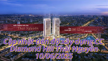 Tháp đôi 38 tầng -  Diamond Hill Thái Nguyên | cập nhật tiến độ xây dựng và chính sách BH 10/05/2025