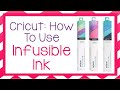 Cricut Tutorial: How to use Cricut's Infusible Ink Transfer Sheets!