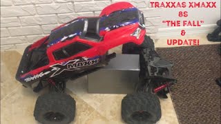 Traxxas Xmaxx 8s βThe Fallβ & 2nd steering fail with update