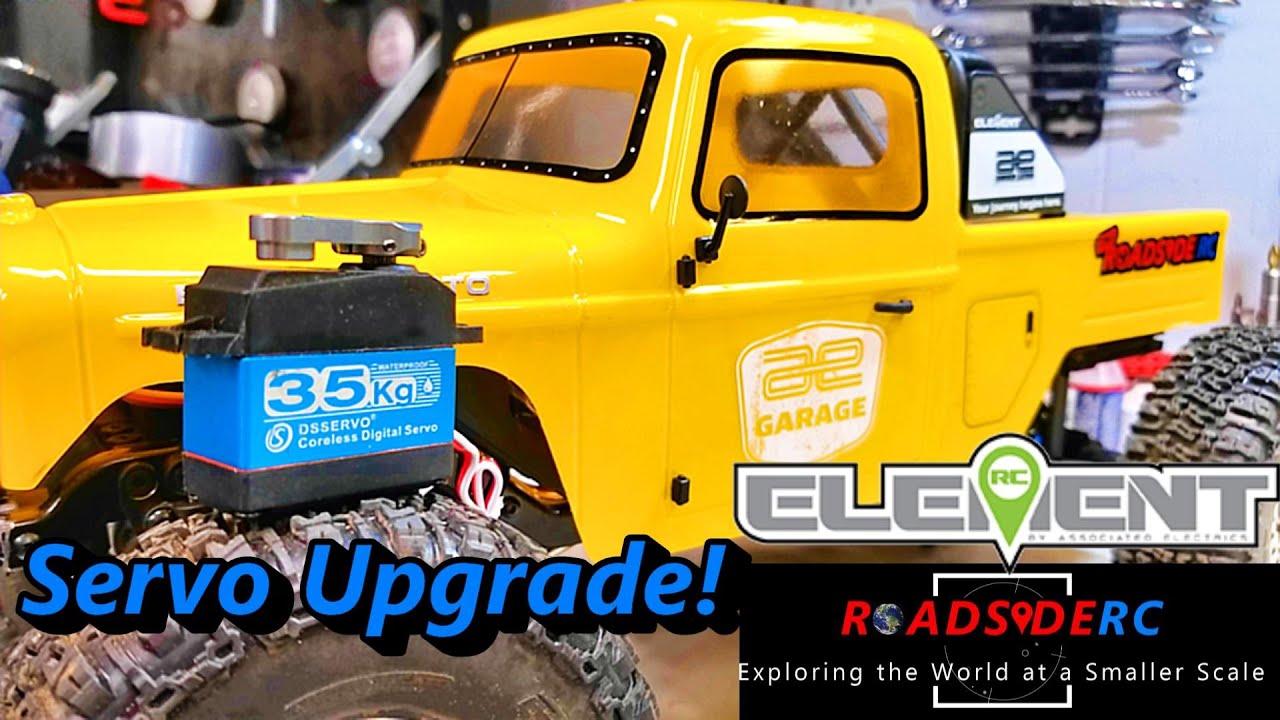 Element ECTO Servo Upgrade! (How to Install ZOSKAY 35kg Servo) YouTube