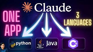 Building the SAME App in .NET, Java & Python | Claude API Streaming Tutorial