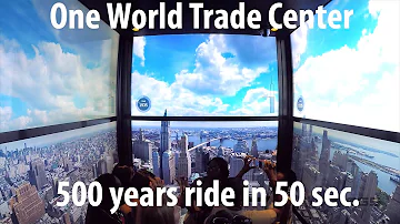 One World Observatory at World Trade Center - Elevator Ride