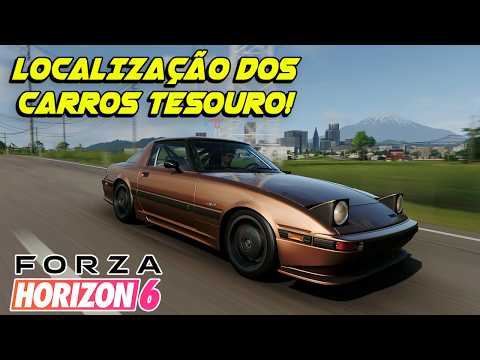 LOCALIZAÇÃO DE TODOS OS CARROS TESOURO DO FORZA HORIZON 6