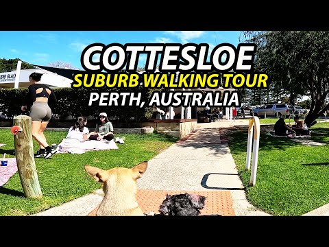 Perth Suburb: COTTESLOE, Most Expensive Beachside Suburb in Perth, Western Australia (Walking Tour)