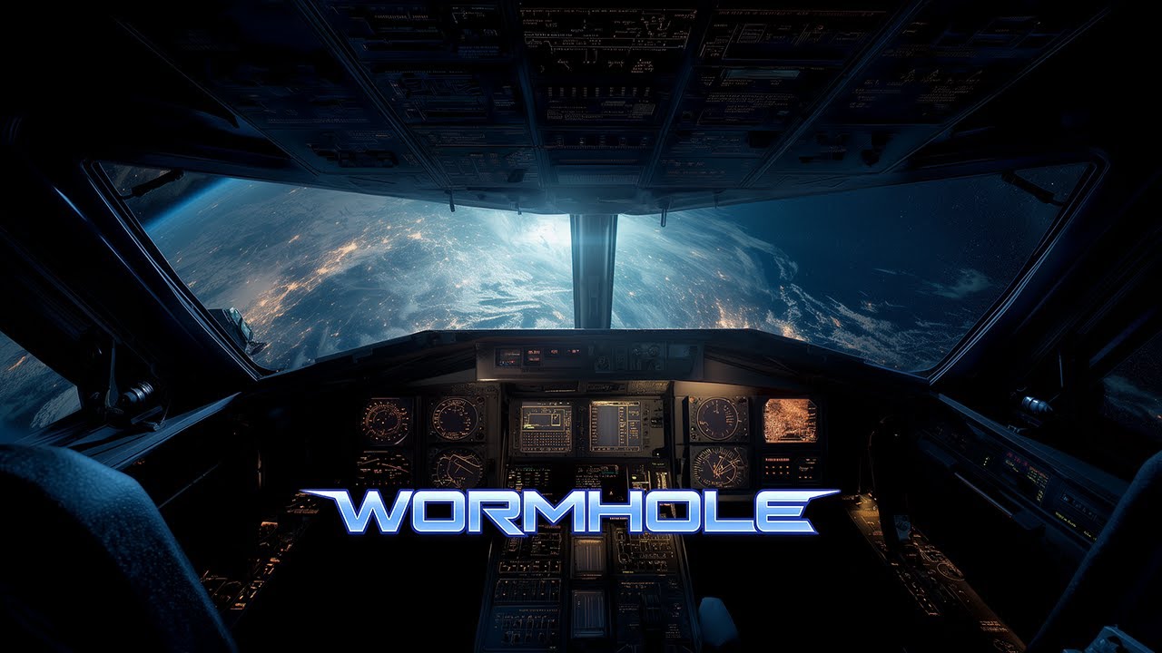 Wormhole: 1h Deep Space Travel Ambient Music | Spaceship Cockpit Flight
