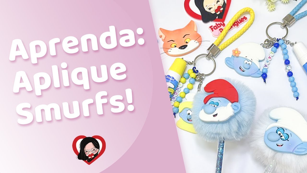 Tutorial de TODOS os personagens dos Smurfs + resinados e sugestões! #smurfette #personalizados