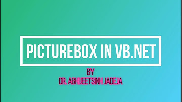 PICTUREBOX IN VB.NET- BCA-403