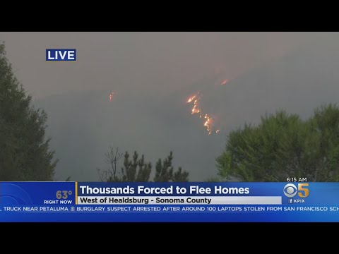 GUERNEVILLE AREA FIRE:
