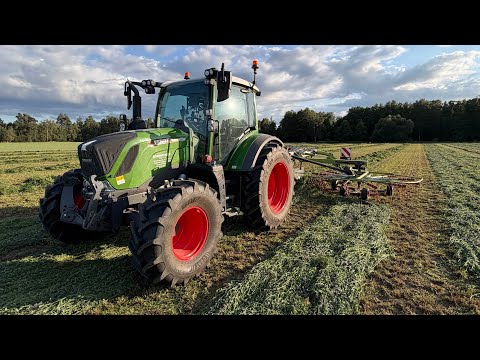 Zagrabianie i koszenie 3 pokosu ☘️👍[Vlog#32 2026]
