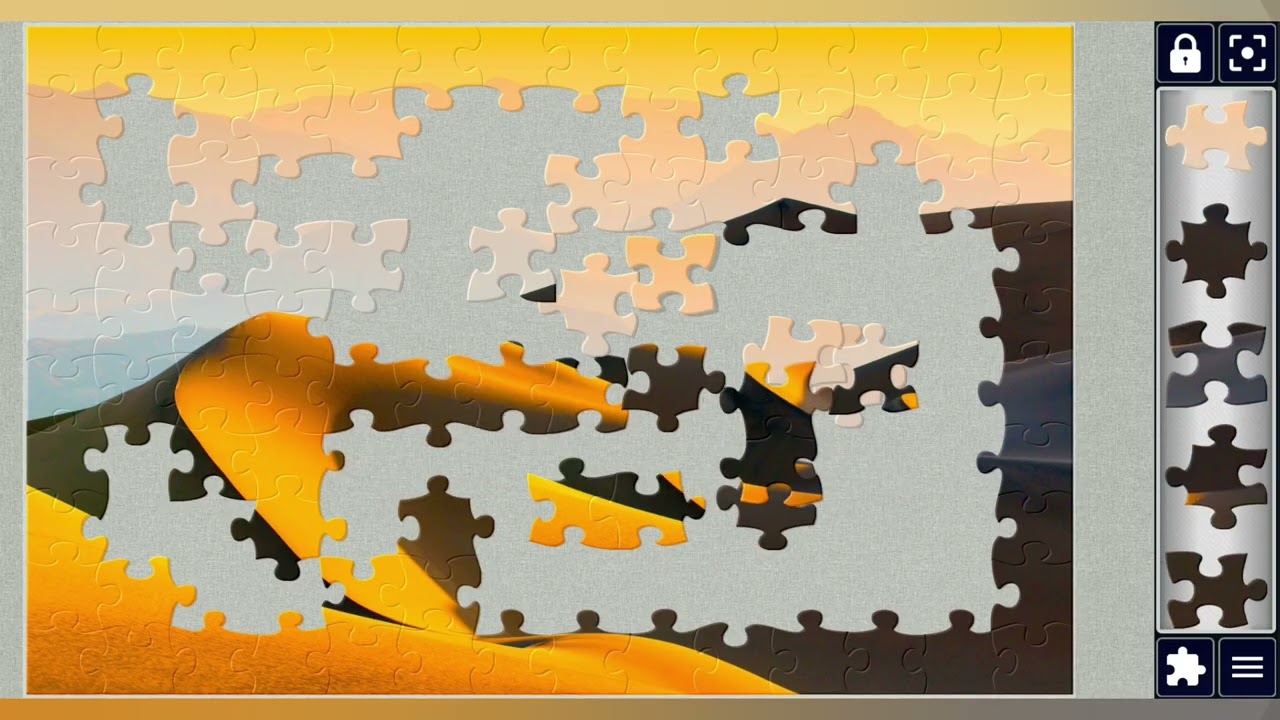 Sand dunes over sunrise sky in death valley, California 🧩🧩//jigsaw puzzles//jigsaw puzzles journey//