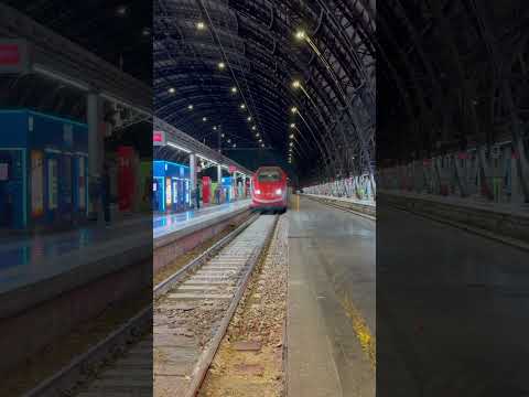 Video Frecciarossa ETR 500 Trenitalia arrivo a Milano Centrale 11.09.2025