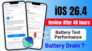 iOS 26.4 Update Review 🔥 Battery Test + Performance? Battery Drain 😭 screenshot 3