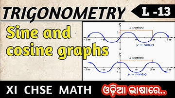 Graph of Sine and cosine function | Trigonometry | chse 11th math |