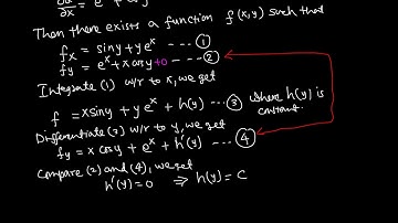 Calc III: Finding Potential Function of Conservative Vector Field example 1/2