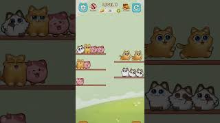 Cat Sort Puzzle 3 - Gameplay Walkthrough (iOS & Android) #shorts