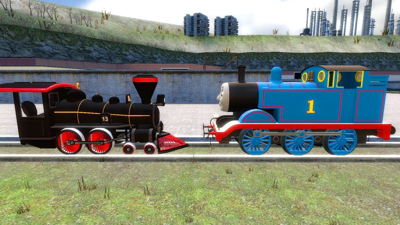 New Thomas the Tank Engine vs Westerm Loco Train Confrontation in Garry's Mod