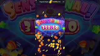 Sugar Rush Super Scatter., .20 base bet with 40 spins