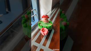 Bottle cap reusing idea💡#cutecraft#clayart#mushroomhouse#diy#creativemindekm#Creative Minds#craft