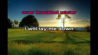 bridge over troubled water ,karaoke FEMALE VERSION,