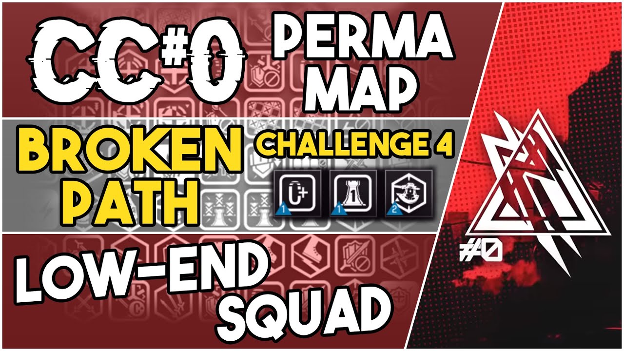 【明日方舟/Arknights】[CC#0 Permanent Map - Broken Path Challenge 4] - Low End Squad - Arknights Strategy