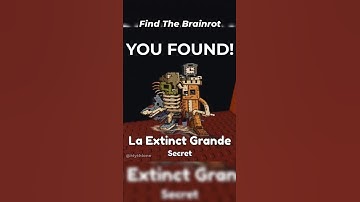 Hoe krijg je La Extinct Grande | Vind de Brainrot ROBLOX