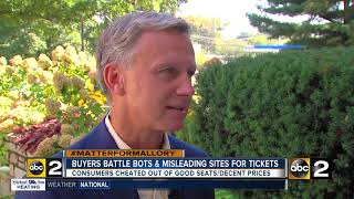 Consumers battle bots and resale sites for decent tickets at a fair price