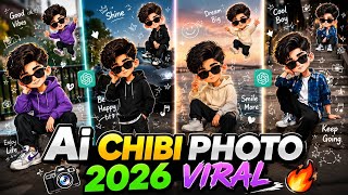 Trending AI Chibi Photo Editing Tutorial ✨ 2026 Viral |Instagram viral photo 2026 #instagram  screenshot 2