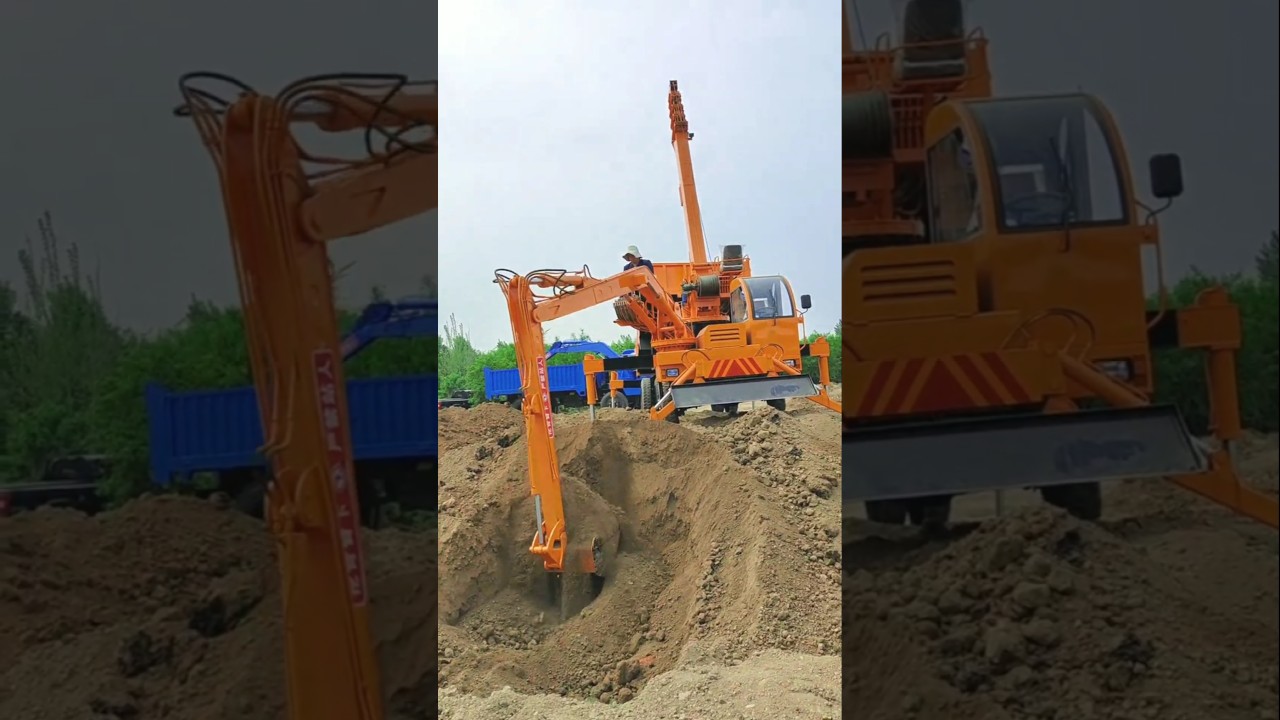 heavy hardworking construction equipment truck |804| 