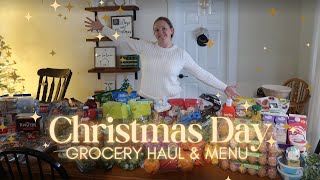 $500 CHRISTMAS GROCERY HAUL + FULL CHRISTMAS DAY MENU WITH RECIPES