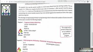 BRGS/Class 7/Computers/Ch -9 Looping Statements