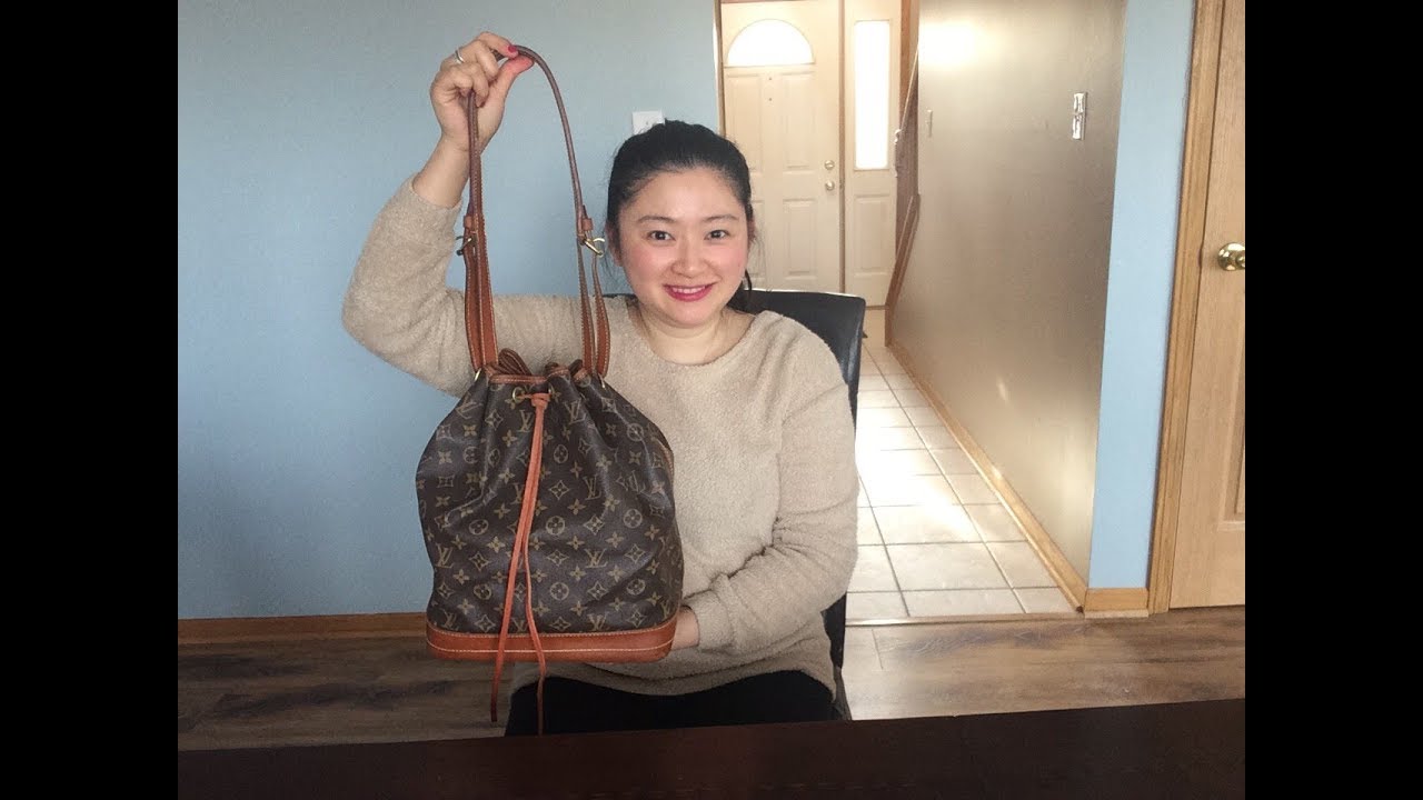 6 Months After Extreme Cleaning of my Louis Vuitton Preloved Noe - YouTube