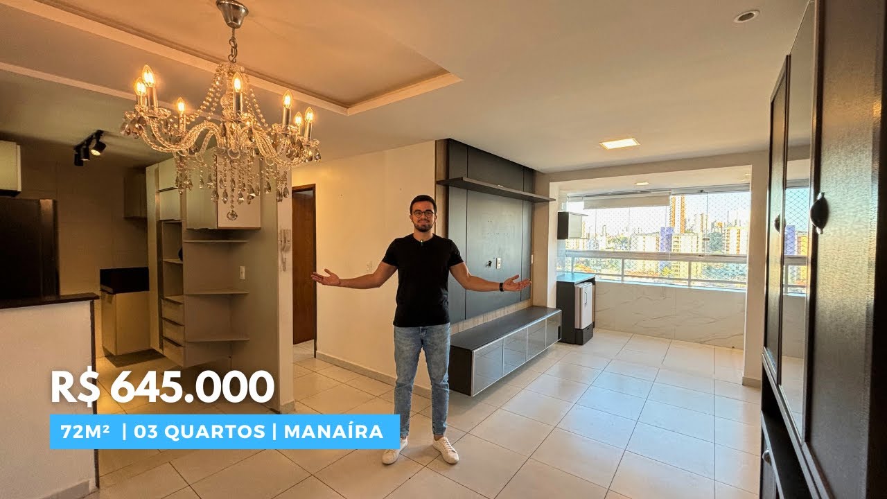 APARTAMENTO PROJETADO COM 03 QUARTOS EM MANAÍRA, JOÃO PESSOA-PB