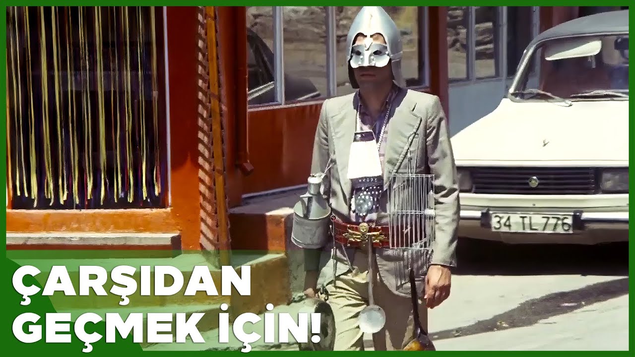 Atla Gel Şaban Türk Filmi | Niyazi, Tenekeden Zırh Giyiyor!