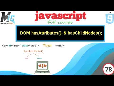 DOM hasattribute(); & hasChildNode(); Methods Urdu Hindi