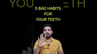 5 bad habits that ruin your teeth #shorts