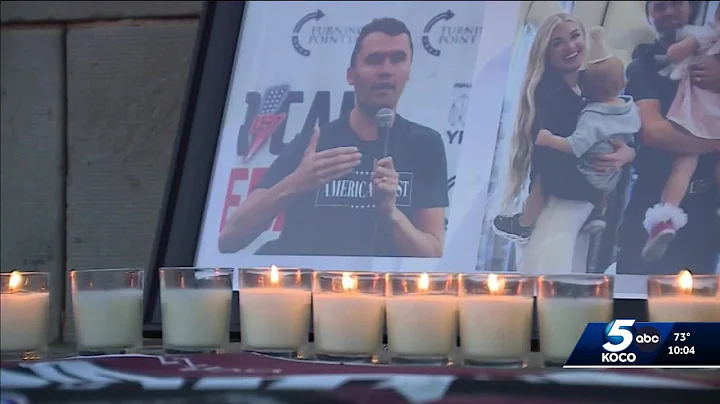 University of Oklahoma students hold candlelight vigil for slain Charlie Kirk