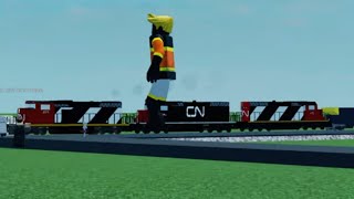 Canadian National Train in Ro Scale The AVVR Mainline