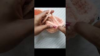 Invisible decrease stitch under 15 seconds | Single crochet decrease#shorts #youtubeshorts #crochet