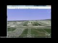 F16 landing LAX, Google Earth Flight Sim