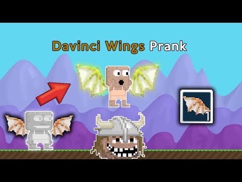 Growtopia - Davinci Wings Prank Growtopia - Davinci Wings Prank
