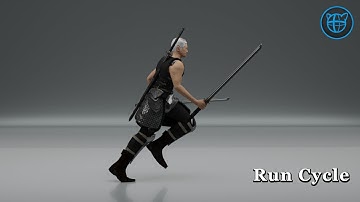 Run Cycle Animation - Reference -  Cascadeur