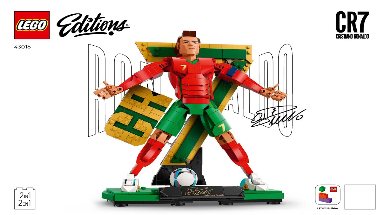 Editions - Cristiano Ronaldo - Football Legend - Football LEGO instructions