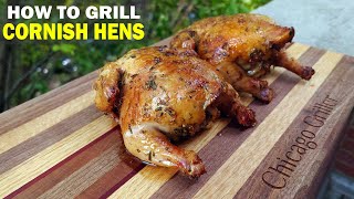 How To Grill CORNISH GAME HENS (like mini roast chickens!) | 10K SUBSCRIBER VIDEO! screenshot 1